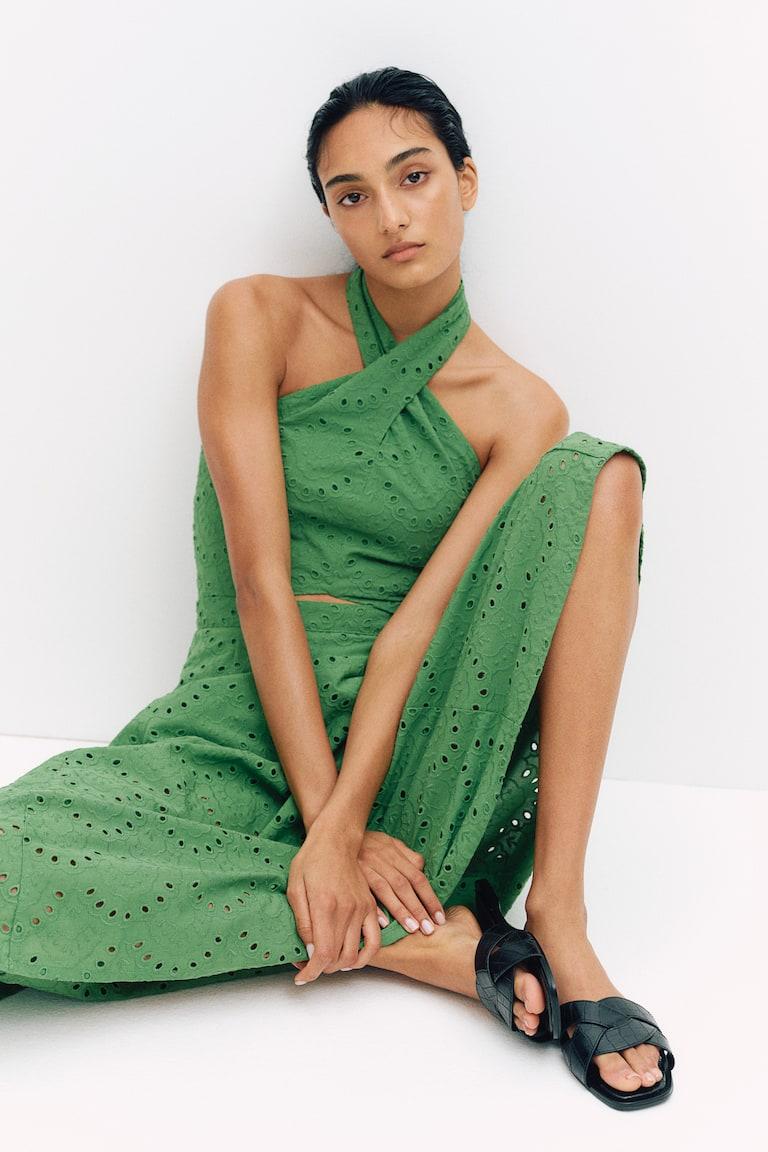 H&M Sandalen mit Flechtriemen