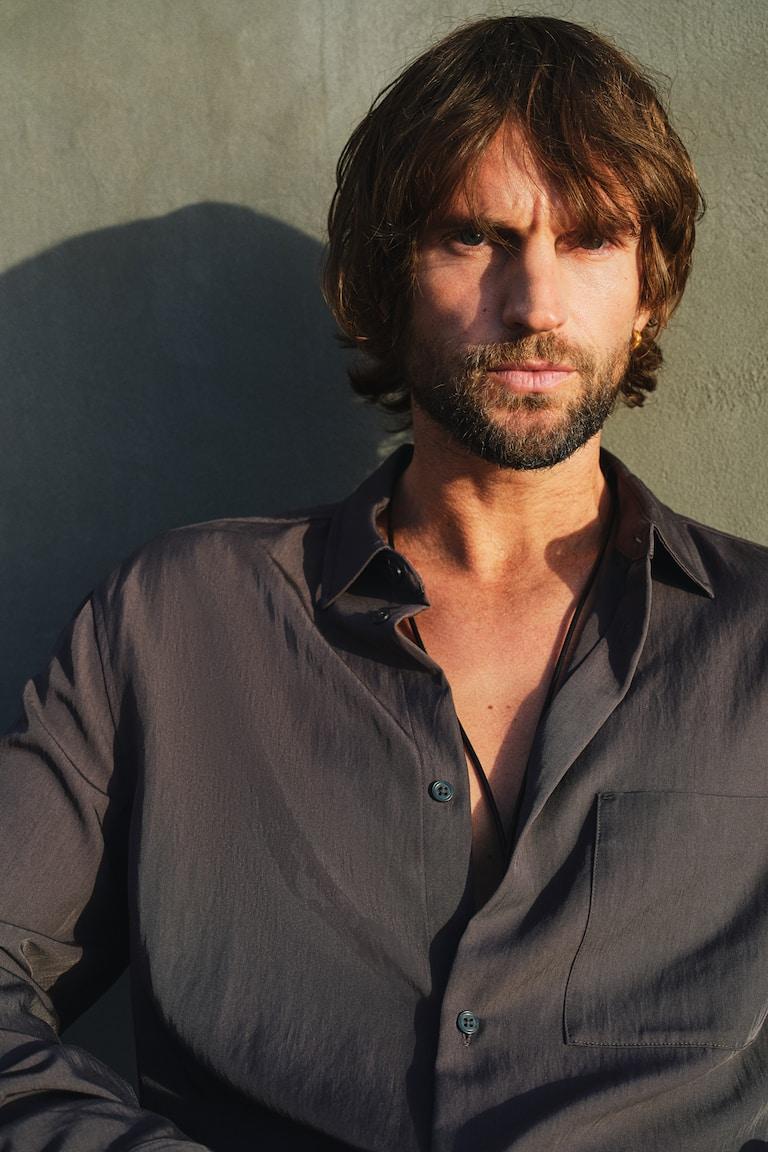 H&M Satinhemd In Loose Fit