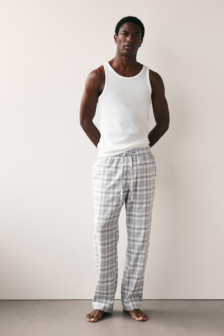 H&M Schlafhose Aus Flanell