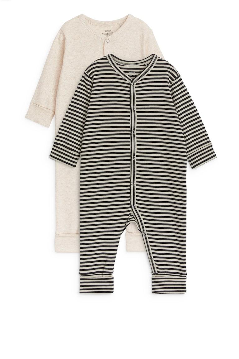 H&M Schlafstrampler 2er-Set