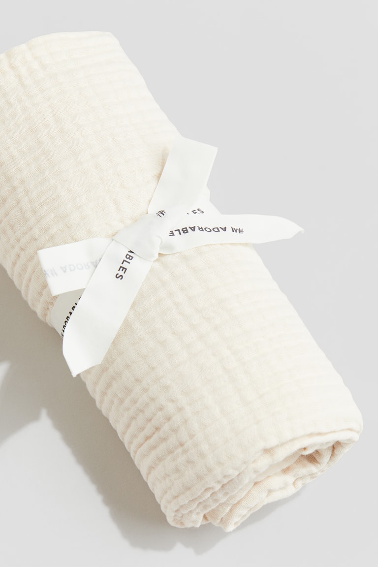 H&M Schmusedecke Aus Baumwollmusselin