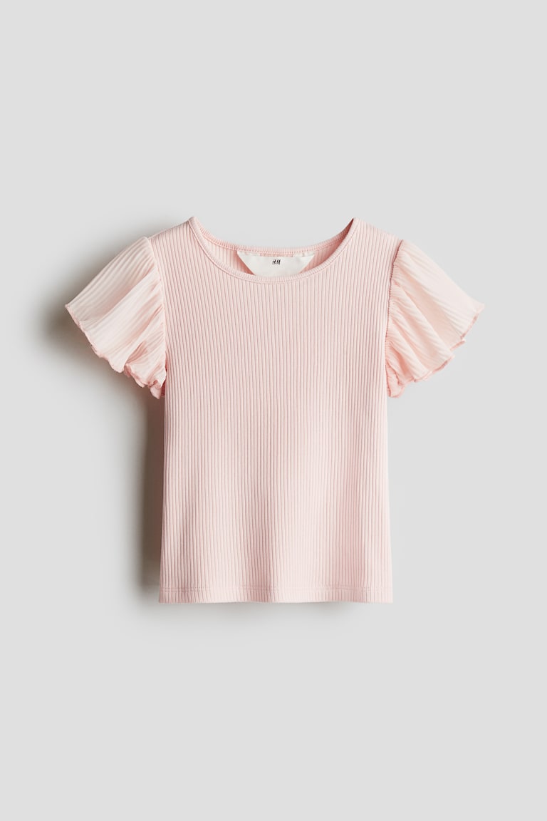 H&M Shirt mit Chiffonärmeln