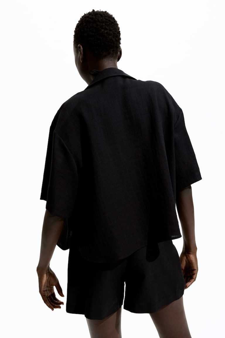 H&M Shorts Aus Leinenmix