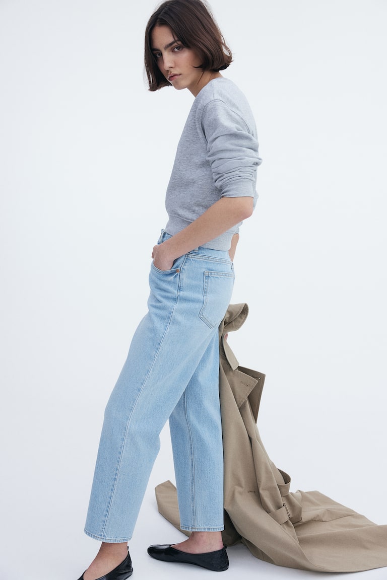 H&M Slim Straight High Ankle Jeans