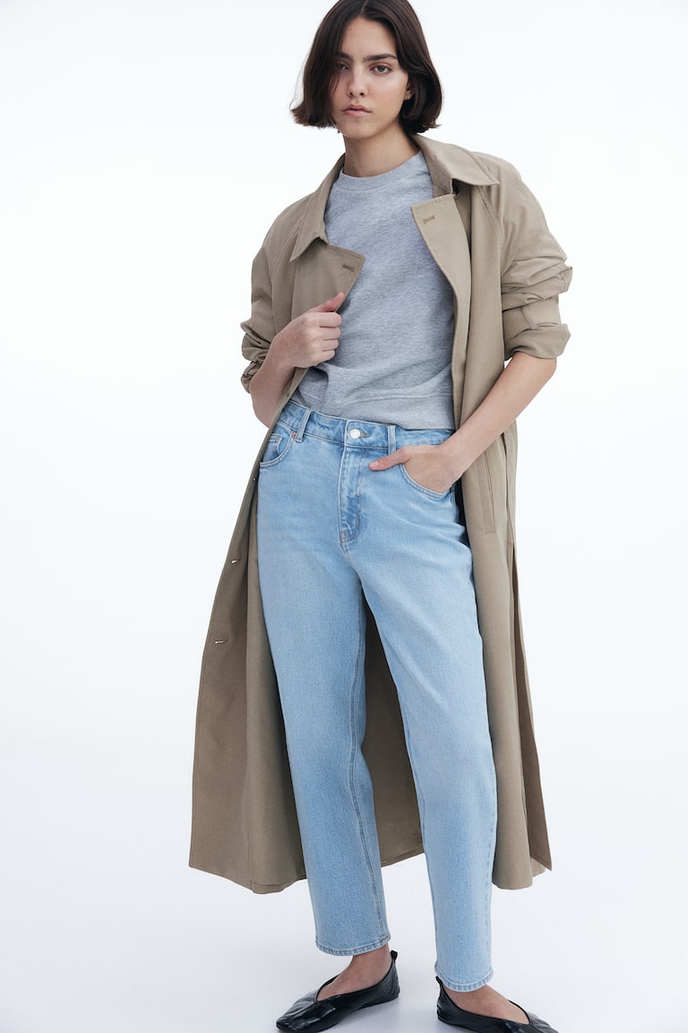 H&M Slim Straight High Ankle Jeans