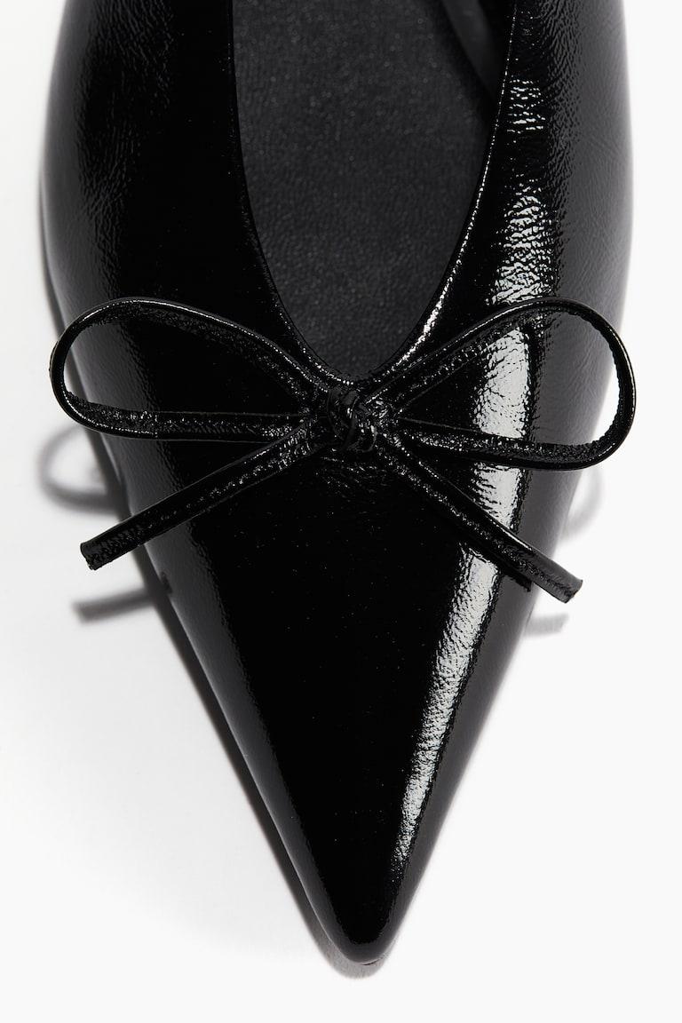 H&M Slingback-Ballerinas Aus Leder