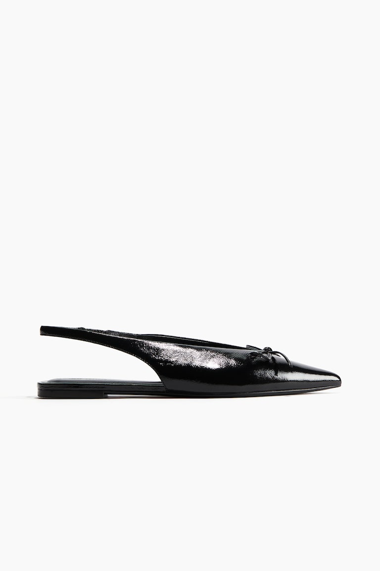H&M Slingback-Ballerinas Aus Leder