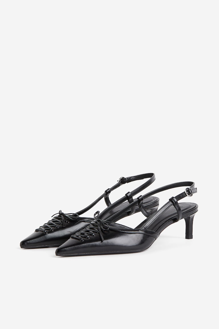 H&M Slingpumps Mit Schnürung