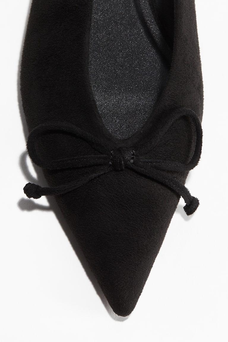 H&M Slingpumps Mit Zierschleife