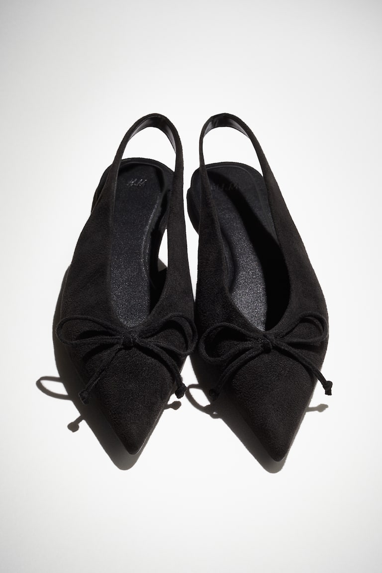H&M Slingpumps mit Zierschleife