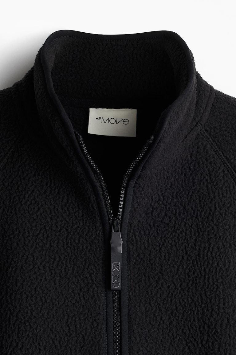 H&M Sportjacke Aus Teddyfleece