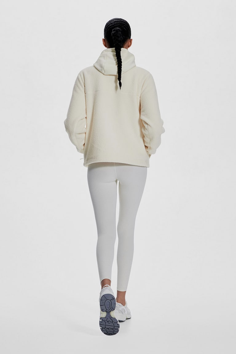 H&M Sportjacke Aus Teddyfleece