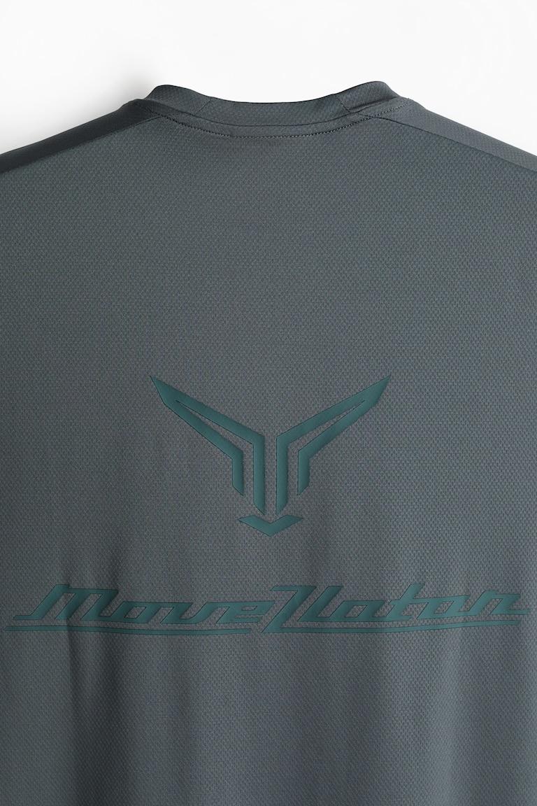 H&M Sportshirt Aus DryMove™ In Regular Fit