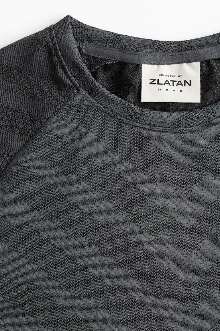 H&M Sportshirt Aus DryMove™ In Regular Fit