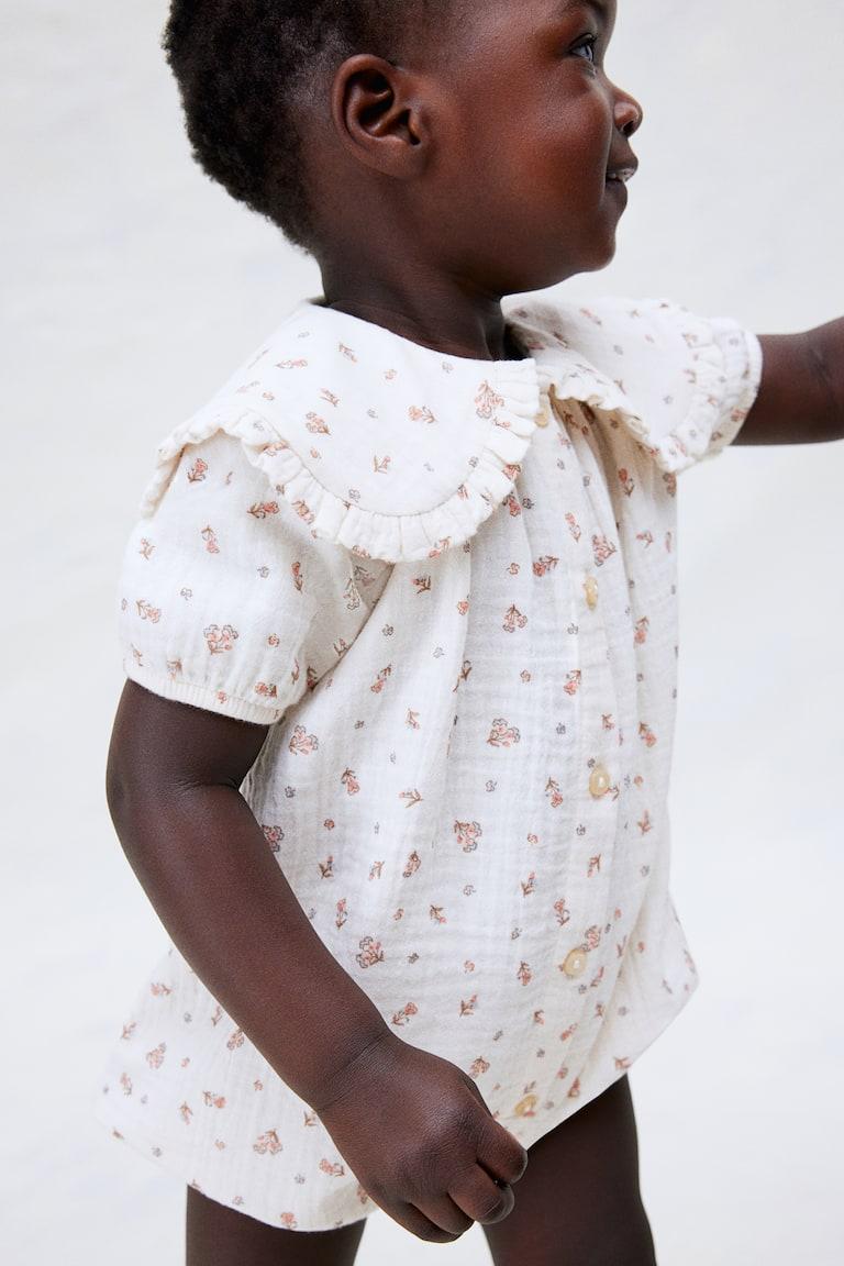 H&M Strampler Aus Baumwollmusselin