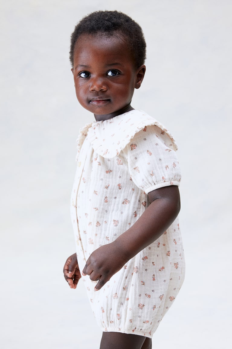 H&M Strampler Aus Baumwollmusselin