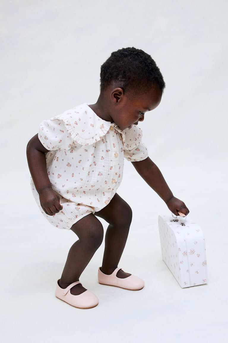 H&M Strampler aus Baumwollmusselin