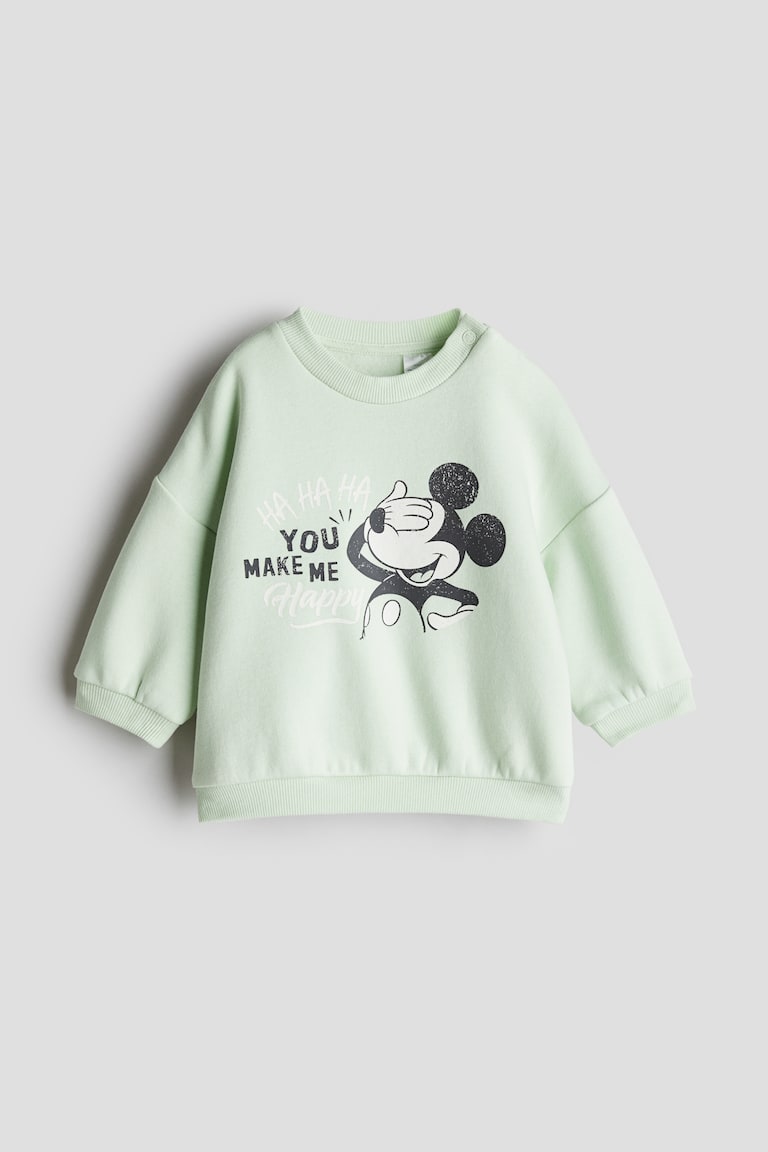 H&M Sweatshirt mit Motivprint