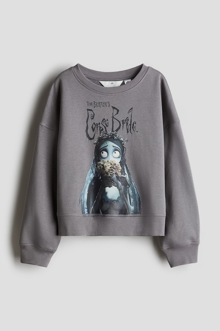 H&M Sweatshirt mit Motivprint