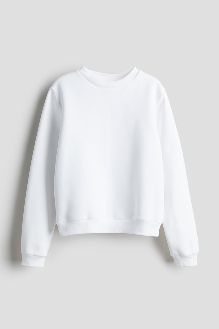 H&M Sweatshirt mit Rundausschnitt