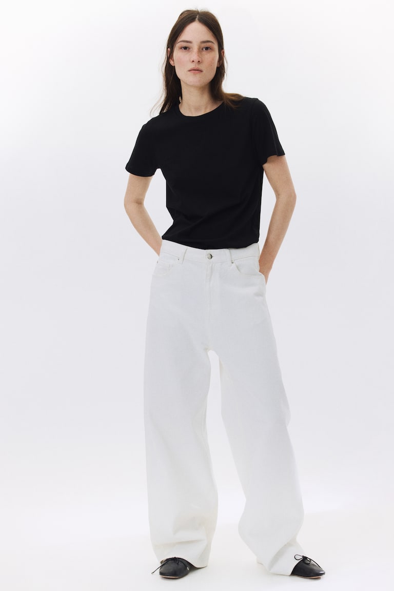 H&M T-Shirt Aus Baumwolle