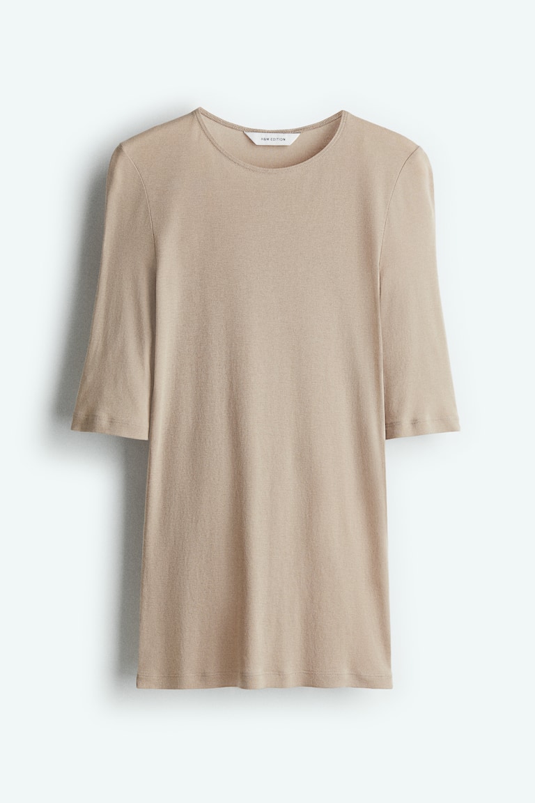 H&M T-Shirt Aus Pima-Baumwolle