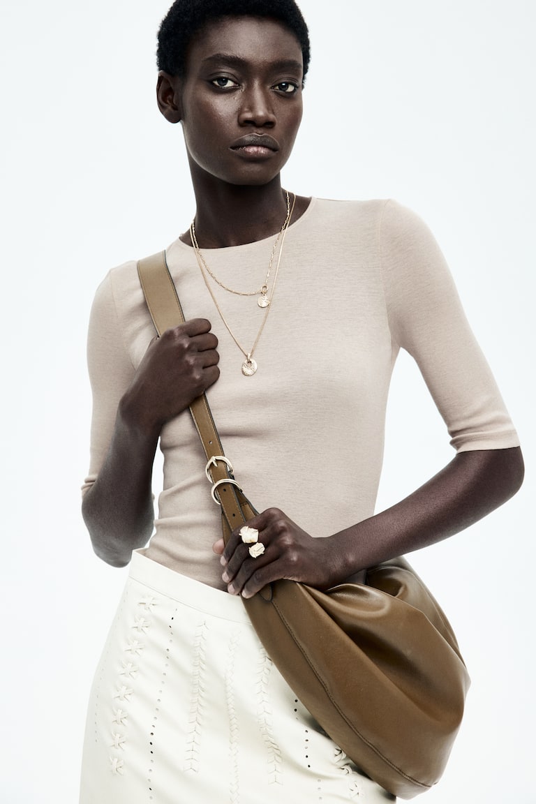 H&M T-Shirt aus Pima-Baumwolle