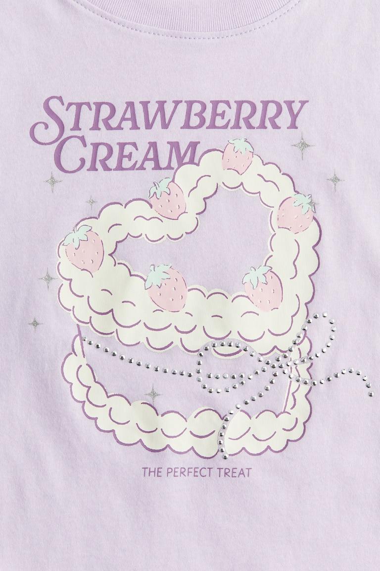 H&M T-Shirt Mit Motiv