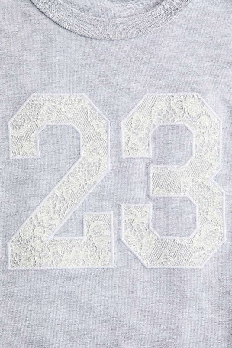 H&M T-Shirt Mit Textmotiv