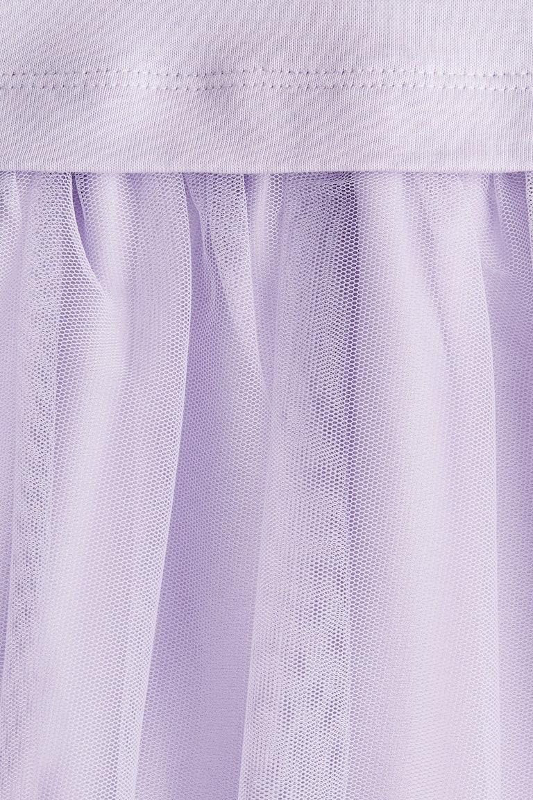 H&M Tüllkleid Mit Motivprint