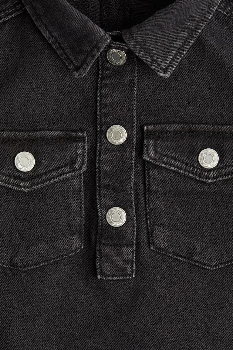 H&M Twillkleid In A-Linie