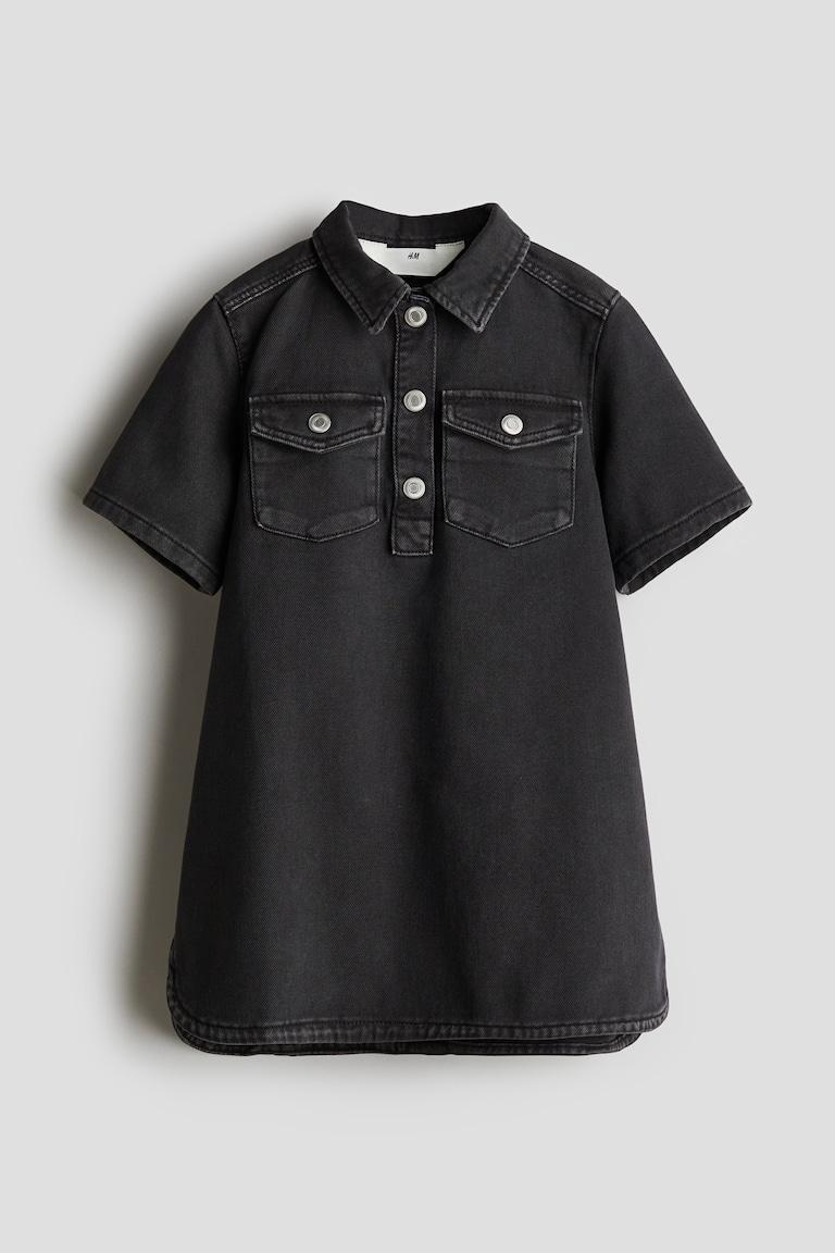 H&M Twillkleid in A-Linie