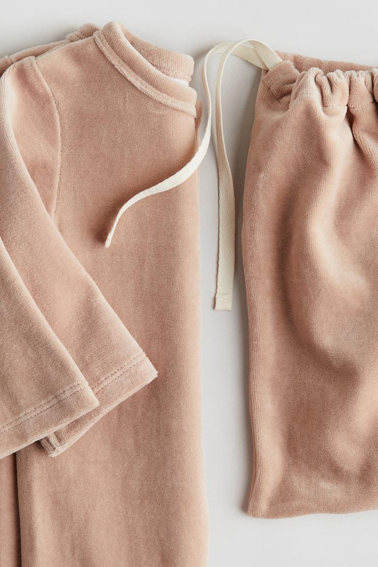 H&M Velour Sleepsuit Gift Set