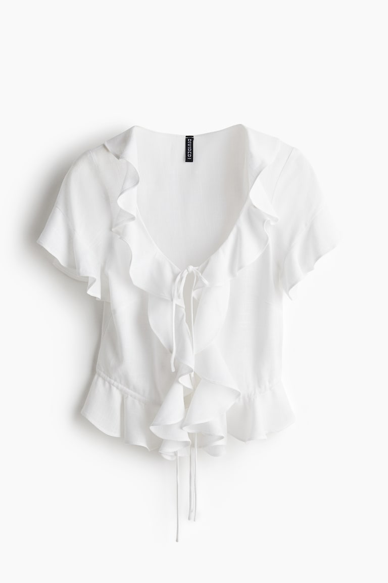 H&M Volantbluse