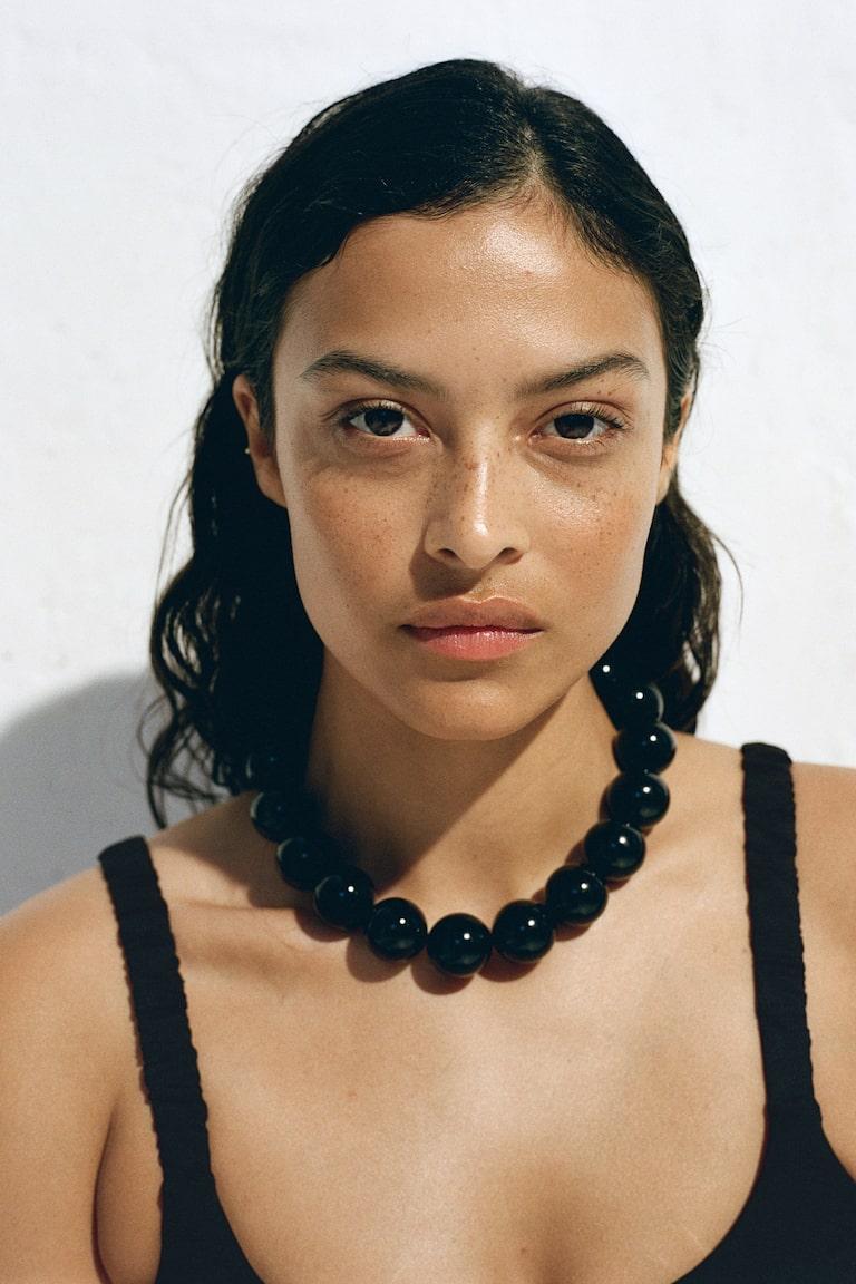 H&M Wattiertes Bikinitop