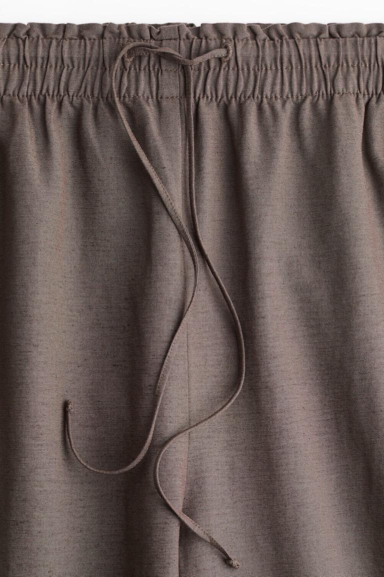 H&M Weite Hose Aus Leinenmix