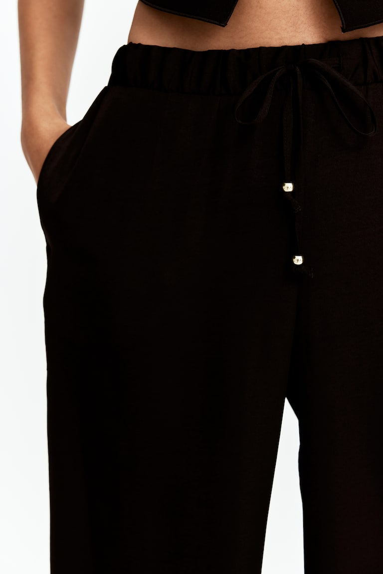 H&M Weite Hose Mit Kordelzug