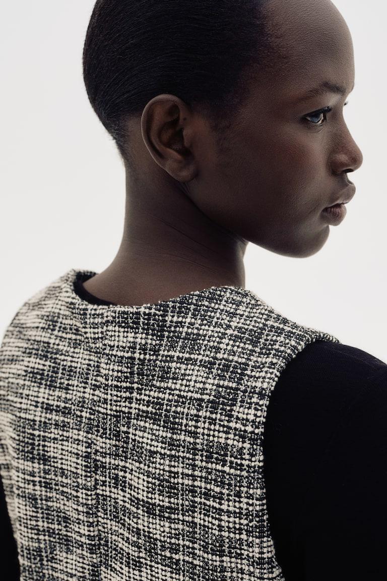 H&M Weste Aus Bouclé-Jersey