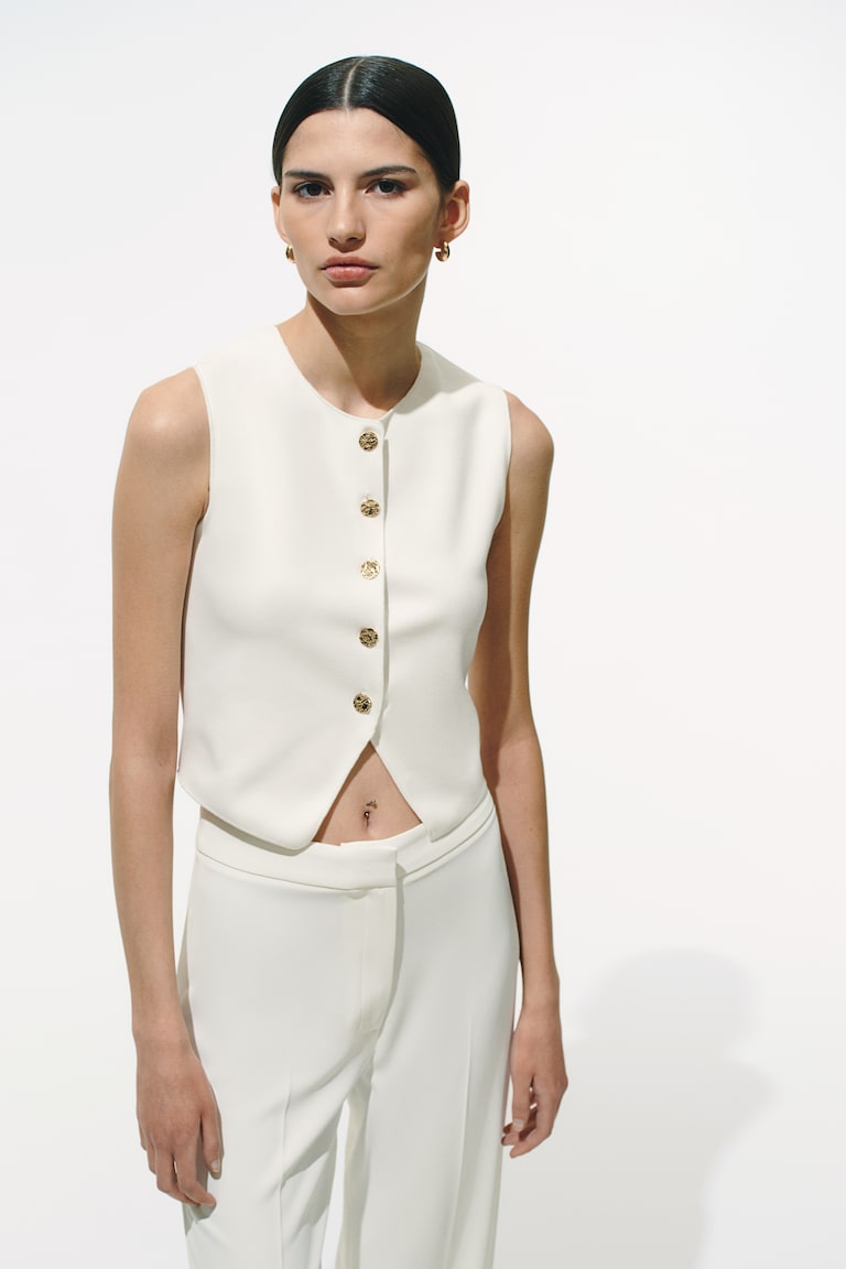 H&M Weste Aus Jersey