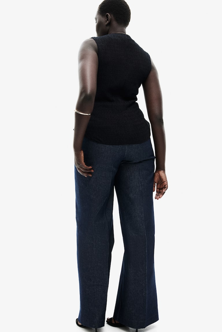 H&M Weste Aus Strukturjersey