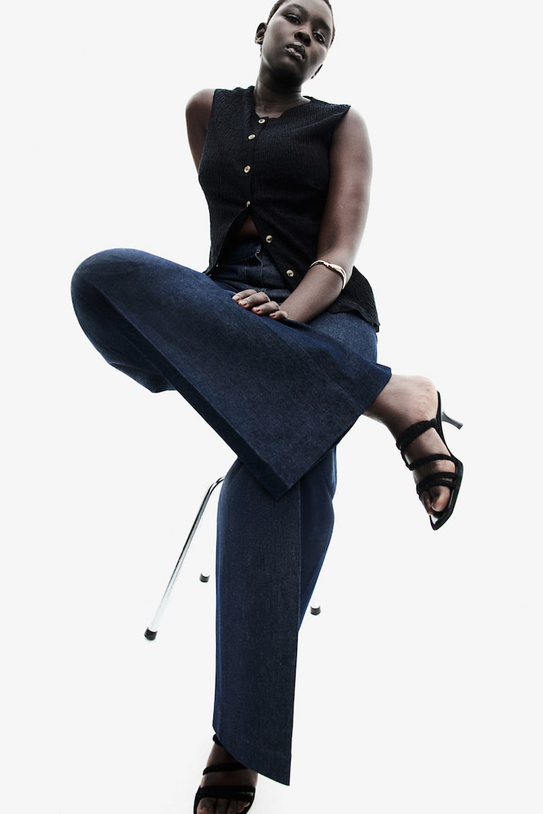 H&M Weste aus Strukturjersey