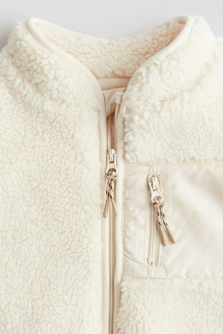 H&M Weste Aus Teddyfleece