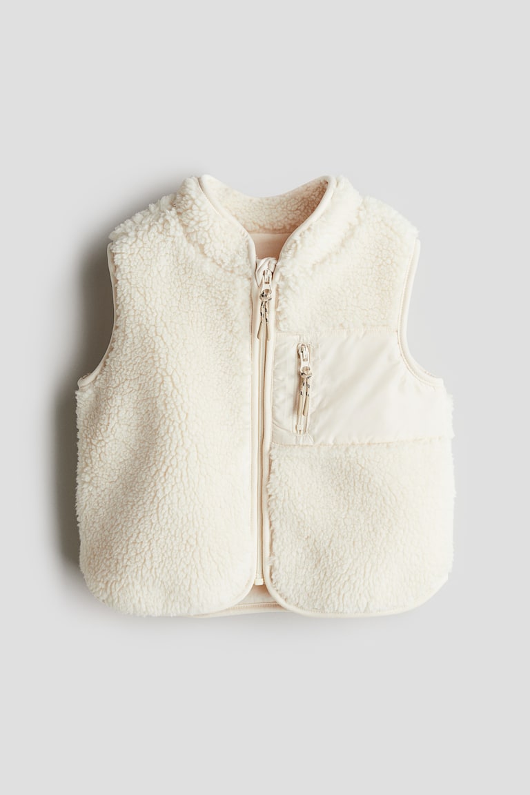 H&M Weste Aus Teddyfleece
