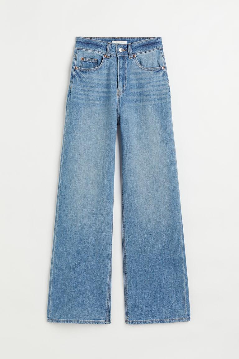 H&M Wide High Jeans