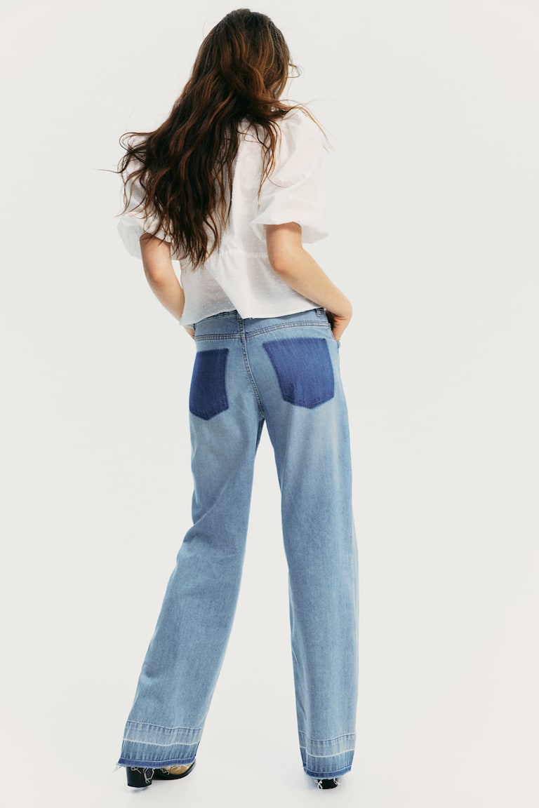 H&M Wide High Jeans