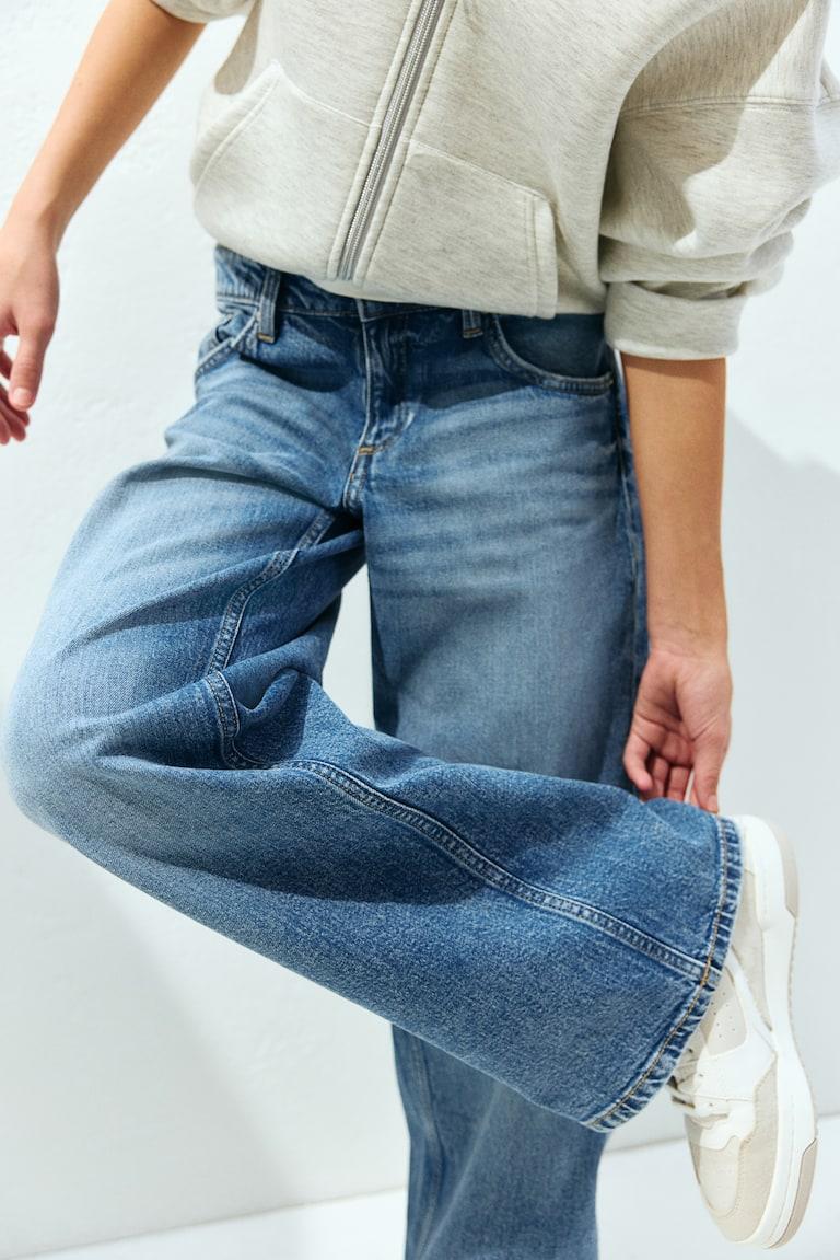 H&M Wide Leg Low Jeans