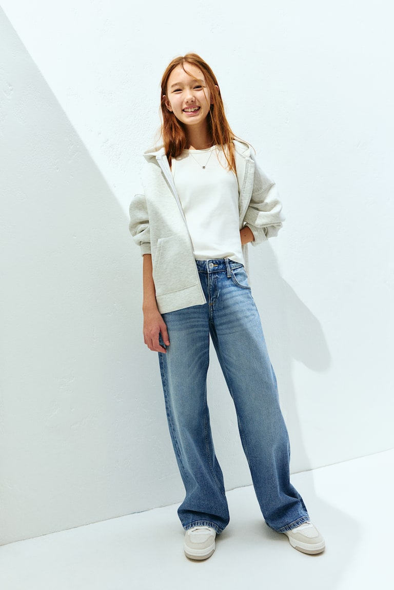 H&M Wide Leg Low Jeans