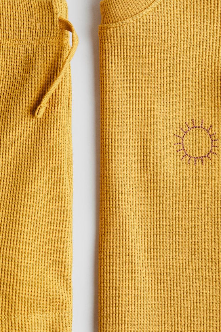 H&M Zweiteiler Aus Baumwolle Mit Waffelstruktur