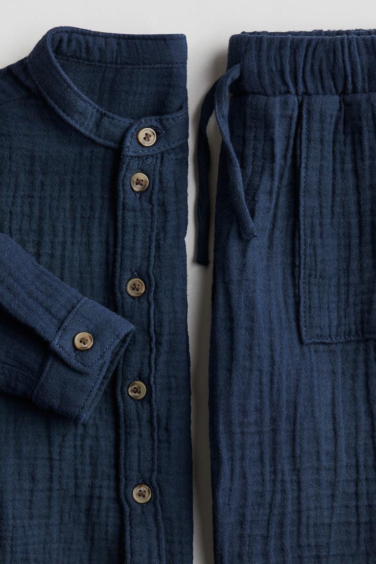 H&M Zweiteiler Aus Baumwollmusselin