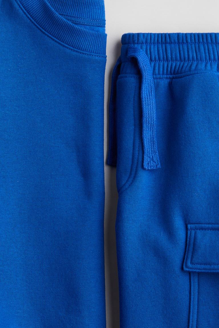 H&M Zweiteiler Mit Sweatshirt Und Shorts